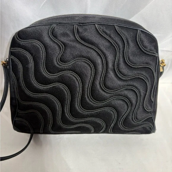 JUDITH LIEBER Satin Swirl Evening Bag